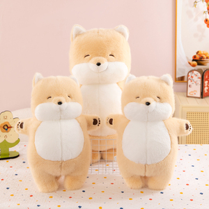 Almohada de Peluche Súper Suave con Bordado de <span class=keywords><strong>Shiba</strong></span> <span class=keywords><strong>Inu</strong></span>, Forro de Malla, 100% Poliéster, Linda y Grande, para Dormir Tranquilo, Regalo - Product Image 4