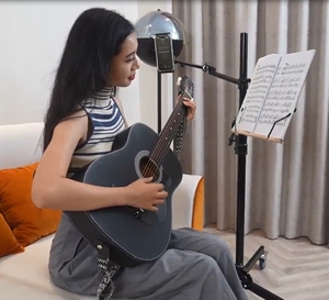 5-in-1 ảnh tự sướng sống tầng đứng thiết lập 10 "LED vòng ánh sáng microphone gắn di chuyển Hợp kim nhôm tương thích 12-17" máy tính xách tay 7-13" - Product Image 4