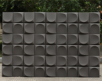 Panneau mural extérieur imperméable en mousse PU 3D de qualité supérieure - Finition en pierre concassée artificielle résistante à la chaleur, design moderne pour l'architecture