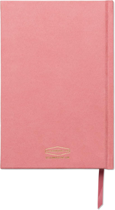 Cuaderno de Tapa Dura de Tela de Gamuza con Estampado Rosa y Dorado Personalizado para Viajes por <span class=keywords><strong>el</strong></span> <span class=keywords><strong>Mundo</strong></span>, con Páginas Rayadas para Escribir y Tomar Notas - Product Image 2