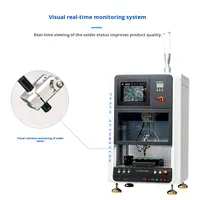 Machine à souder entièrement automatique à capot fermé avec inspection visuelle pour cartes PCB, sélection automatique, puissance 5 kW, 220 V, garantie 1 an
