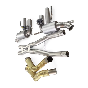 Sistema <span class=keywords><strong>de</strong></span> <span class=keywords><strong>Escape</strong></span> Catback con Válvula Inteligente Ligero <span class=keywords><strong>de</strong></span> Titanio para Ferrari Roma 3.9T 2020-2024, Silenciador <span class=keywords><strong>de</strong></span> Alto Flujo para Superautos - Product Image 5