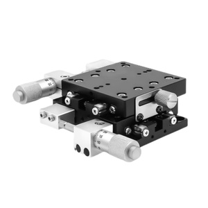 Plateau de déplacement à deux axes XY, manuel, glissière transversale à deux axes, réglage optique de précision, table de travail de précision LY40/60/80/<span class=keywords><strong>125</strong></span> - Product Image 1