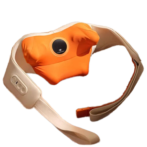 2025 modelo atualizado ombro e pescoço <span class=keywords><strong>massager</strong></span> com duplo efeito adicionando moxabustão carbono ameixa flor rolos - Product Image 2
