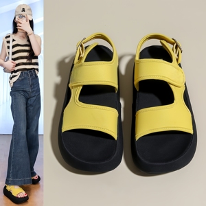 Sandalias Deportivas Ligeras Antideslizantes para <span class=keywords><strong>Mujer</strong></span> con Cierre de Cordones, Nuevas, ODM, Tallas Grandes, Sandalias de Playa para Estudiantes - Product Image 2