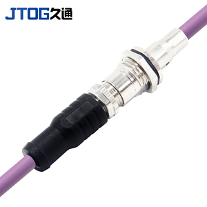 M12 Profibus che chắn cáp kết nối M12 Thông tư nối M12 cáp Ethernet M12 Nam để kết nối RJ45 - Product Image 2