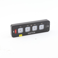 Panel de Interruptores Inalámbricos RGB de 4 Canales, Caja de Control de Luces Auxiliares de 12V 24V para ATV, SUV, Camioneta