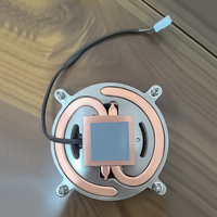 Disipador de Calor para CPU de 65W Todo en Uno, 4 Pines, Aluminio, LGA 1200 115x 1700, Radiador de 90*90*20mm para Computadora Todo en Uno