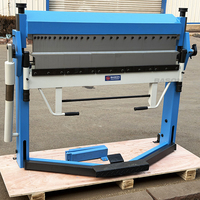 Machine à plier la tôle manuelle en acier inoxydable de haute qualité pour la fabrication de conduits, avec lame segmentée, facile à utiliser