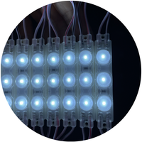 Lentille de matériel publicitaire rétroéclairage à 160 degrés DC12V 66x12mm Modules LED pour lettres de canal pour Source de conception de lumière LED