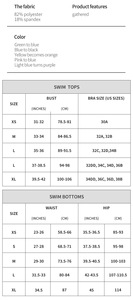 <span class=keywords><strong>Bikini</strong></span> con estampado de logotipo personalizado para mujer, ropa de playa Sexy con cambio de Color mágico, sujetador y bragas - Product Image 6
