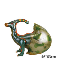 Ballon en aluminium 3D en forme de dinosaure à assembler, assortiment d'œufs de dinosaure, pour la décoration de fête d'anniversaire sur le thème des dinosaures pour enfants