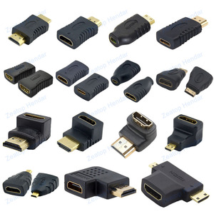 Mini HDMI Micro HDMI Nam Nữ Bộ chuyển đổi kết nối góc phải 90 270 độ HDMI 1 đến 2 Bộ chuyển đổi - Product Image 1