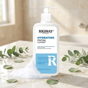 Limpiador Facial de Marca Privada Riginas OEM ODM para el Cuidado de la Piel del Rostro, Limpiador Facial Hidratante - Product Image 3