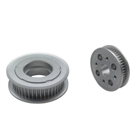Poulie de distribution en alliage d'aluminium avec trous de fixation pour équipement d'automatisation et machines d'impression