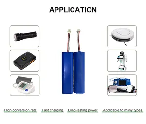 Li-Ion Cilindrische Oplaadbare Batterij H18650CH-4s1p 4S 2P 14.8V 2600Mah 5200Mah Batterij Voor Robot Stofzuiger Batterijen