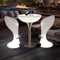 Bar de boîte de nuit mobilier de salon discothèque illuminée Table de bar Led étanche meubles Led Tables de cocktail haut de gamme pour bar