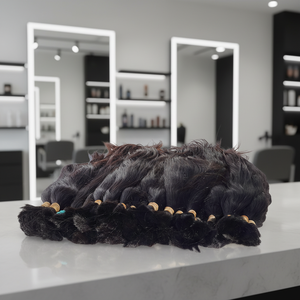 HAIR4WIG Peluca Judía Kosher con Cabello Brasileño de Una Sola Capa, Extensiones de Cabello Tejido, Estilo Negro - Product Image 1