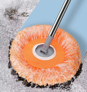 Balai de Nettoyage Réglable en Microfibre avec Manche Ajustable et Tête Remplaçable pour le Nettoyage des Sols et Murs Domestiques - Product Image 6