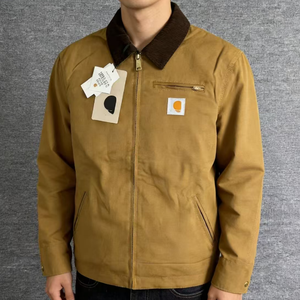 <span class=keywords><strong>Ropa</strong></span> de trabajo para hombre, nueva chaqueta de primavera y otoño, tops sencillos a juego, <span class=keywords><strong>ropa</strong></span> de color liso con solapa y cremallera. - Product Image 4