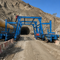Fabrication chinoise GaoFei, chariot de pose de câbles en acier Q235 personnalisé, système hydraulique importé pour le métro