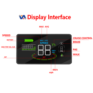 Hình Ảnh Mới Xe Đạp Điện Bảng Điều Khiển Phụ Tùng Với Mã & Chuyển Đổi V20 E-Xe Đạp H6C Hiển Thị Cho V20 Chất Béo Xe Đạp Điện Hiển Thị - Product Image 6
