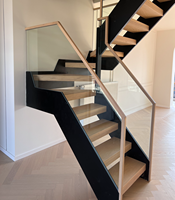VIKO Vente directe du fabricant d'escaliers en bois massif naturel, installation rapide, escalier préfabriqué à double poutre