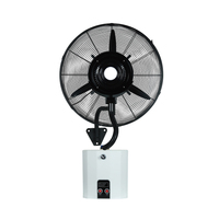 Ventilateur brumisateur mural LONGWELL OEM 110/220V 50/60Hz 26-30 pouces avec réservoir d'eau, humidificateur et pulvérisateur rafraîchissant