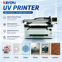 Nueva Impresora UV de Cama Plana 6090 con Cabezales XP600/I3200, Cámara CCD para Acrílico, Madera, Vidrio, Metal - Impresora de Tinta UV A1 Semiautomática