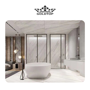 Service de conception 3D gratuit Goldtop, échantillons de taille coupée, Volakas Blanc 1212 1224 1632, carrelage en marbre poli imperméable, conception graphique - Product Image 1
