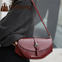 Nouveauté, sacs à main en cuir véritable vintage pour femmes, sac à main de luxe de créateur, sac à bandoulière élégant pour femmes