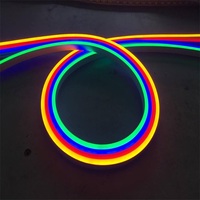 Bande lumineuse néon flexible en silicone étanche IP67 10*18MM Vue latérale Décoration extérieure Enseignes 24V RGB RGBW RGBIC