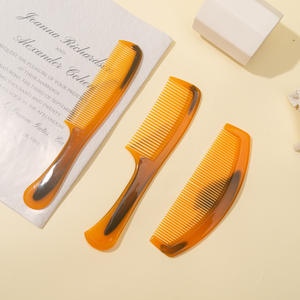 BLISSLIFE peignes de coiffure à domicile de haute qualité peigne en plastique épaissi queue de Rat cheveux antistatique imitant la <span class=keywords><strong>vache</strong></span> tendon peigne en plastique - Product Image 2