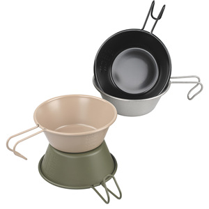 Tazón para Sopa de Acero Inoxidable 304, Portátil, para Acampar al Aire Libre, Tazón Colgante Multifuncional para Cocina, Color Verde Militar Caqui - Product Image 3