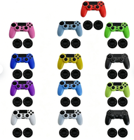 Housse de protection en silicone pour manette, coque en gel caoutchouc, grip pour PS4
