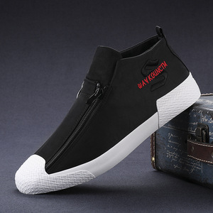 Chaussures décontractées tendance pour hommes, nouvelle collection, baskets montantes <span class=keywords><strong>en</strong></span> toile respirantes et de haute qualité, faciles à enfiler - Product Image 3
