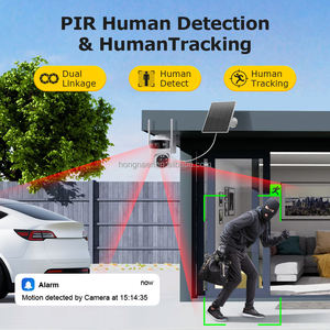 Hongnaer 6MP <span class=keywords><strong>3</strong></span> Objektiv 15X Zoom Drahtlose 4G Solar panel betriebene Kamera Ubox Outdoor Surveil 4G Sim Card Security Solar CCTV-Kamera - Product Image 4