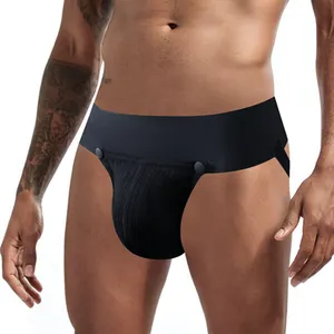 Großhandel männlich sexy Jock strap Baumwolle Homosexuell sexy transparente Unterwäsche für Männer