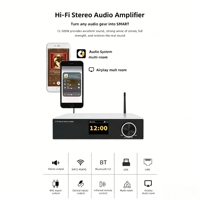CL-500W Hi-Fi Leistungsverstärker |   100W X2 Multiroom Stereo-Verstärker Dual-Band WLAN AirPlay 2 Optischer Eingang Aluminiumlegierung Heimkino