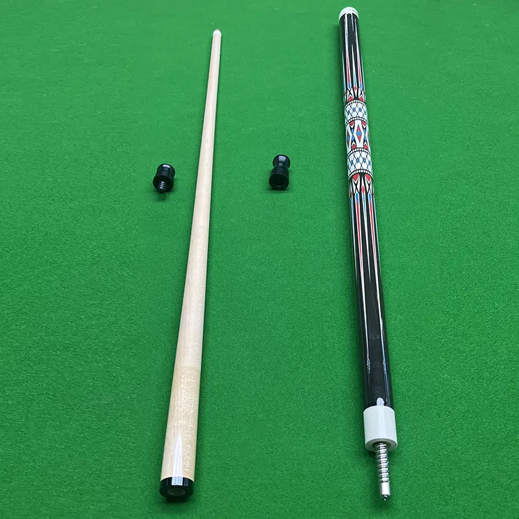 Atacado De Madeira Pool Cue Stick Snooker & Dicas De Bilhar Stick com caso em estoque