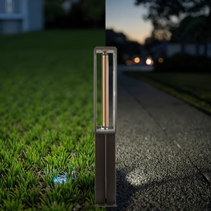 Lámpara de Jardín LED para Exteriores, Diseño Moderno, Gran Calidad, IP65, Tipo Bolardo, para Césped, Marca Senzhao - Product Image 2