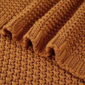 <strong>Brown</strong> <strong>Throw</strong> Blanket for Cozy Cable Knit <strong>Throw</strong> for Bed Sofa Living Room Lightweight Decorative Farmhouse Christmas Blanket - Product Image 4