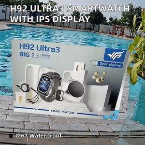 <span class=keywords><strong>Smartwatch</strong></span> H92 Ultra3 Fitness Tracker con Display IPS, Forma Quadrata, Caricatore Wireless, IP67, <span class=keywords><strong>Compatibile</strong></span> con Auricolari e Altoparlanti <span class=keywords><strong>Android</strong></span> - Product Image 2