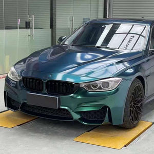 M3 tarzı geniş BMW için gövde kiti F30 M3 vücut kiti 2013-2018 yan etekler egzoz borusu kaput çamurluk Grille bmw f30 geniş bodykit - Product Image 6