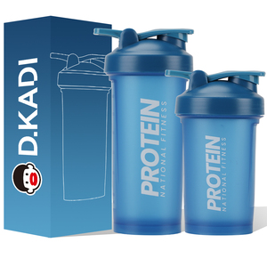 Bình lắc protein thể thao, tập gym di động, in logo tùy chỉnh, dung tích 400ml/600ml - Product Image 3