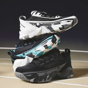 Nouvelles baskets décontractées pour hommes, style basketball, respirantes, à lacets, avec semelle extérieure en caoutchouc antidérapante, design tricoté, pour l'été – Direct Usine - Product Image 2