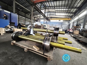 Custom Steel Forging Mining <strong>Washing</strong> <strong>Machine</strong> Spindle Wheel <strong>Parts</strong> Machining Assembly Services - Product Image 4