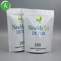 Thé Détox en Sachet à Marque Blanche 14 Jours 28 Jours, Thé Vert aux Fleurs de Jasmin, Tisane Détox Minceur