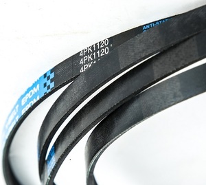 Courroie trapézoïdale nervurée EPDM pour <span class=keywords><strong>Volvo</strong></span> 8PK 4PK, courroie de distribution multi-nervures en caoutchouc, personnalisable OEM pour les industries agricoles - Product Image 3