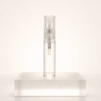 Flacon testeur de parfum miniature en verre transparent avec logo personnalisé, 1 ml, 2 ml, 3 ml, 5 ml, atomiseur à fine brume, flacon de voyage pour échantillon